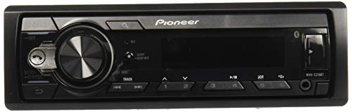 Pioneer MVH-S215BT Digital Media Car Stereo Receiver Single DIN Bluetooth in-Dash USB MP3 Auxiliary AM/FM Android Smartphone Compatible,