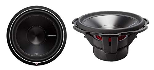 2) ROCKFORD FOSGATE P3D4-15 15" 1200 Watt 4-Ohm Car Audio Subwoofers + Sub Box