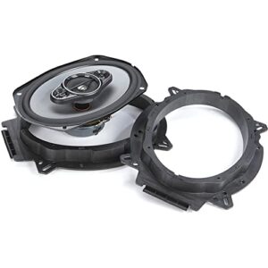 PIONEER TS-A692F A Series 6" x 9" 4-Way 450 W Max Power, Carbon/Mica-Reinforced IMPP Cone, 18mm Tweeter and 11mm Super Tweeter and 2-1/4" Cone Midrange - Coaxial Speakers (Pair)