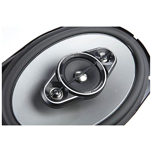 PIONEER TS-A692F A Series 6" x 9" 4-Way 450 W Max Power, Carbon/Mica-Reinforced IMPP Cone, 18mm Tweeter and 11mm Super Tweeter and 2-1/4" Cone Midrange - Coaxial Speakers (Pair)