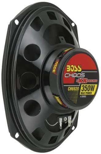 BOSS Audio Systems CH6920 Chaos Series 6 x 9 Inch Car Stereo Door Speakers - 350 Watts Max, 2 Way, Full Range Audio, Tweeters, Coaxial, Sold in Pairs