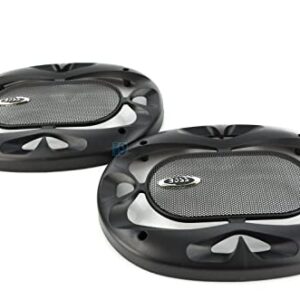 BOSS Audio Systems CH6920 Chaos Series 6 x 9 Inch Car Stereo Door Speakers - 350 Watts Max, 2 Way, Full Range Audio, Tweeters, Coaxial, Sold in Pairs