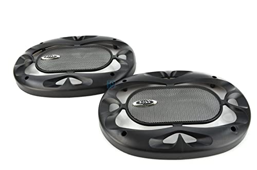 BOSS Audio Systems CH6920 Chaos Series 6 x 9 Inch Car Stereo Door Speakers - 350 Watts Max, 2 Way, Full Range Audio, Tweeters, Coaxial, Sold in Pairs