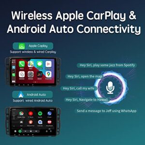 ViaBecs Android 10.0 6GB 128GB Wireless Apple Play Car Stereo Bluetooth for Chevy Silverado Tahoe GMC Sierra Yukon Buick Enclave 2008-2012 Car Radio Touchscreen Head Unit DSP 48-EQ GPS 5GHz Wifi FM/AM