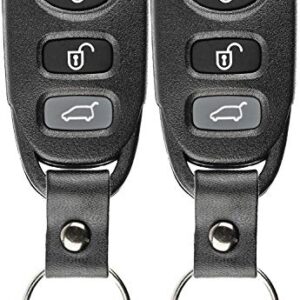 KeylessOption Keyless Entry Remote Control Car Key Fob Strap for Kia Sorento Rondo PLNHM-T011 (Pack of 2)