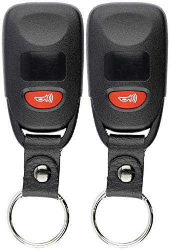 KeylessOption Keyless Entry Remote Control Car Key Fob Strap for Kia Sorento Rondo PLNHM-T011 (Pack of 2)