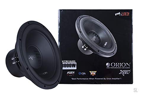 Orion XTR152D 15" Subwoofer 2 OHMS 3000 Watts Max Music Power Dual Voice Coil Car Audio Car Stereo Woofer