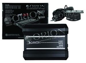 orion xtr1500.1dz monoblock class d high performance amplifier with remote subwoofer control, 1500w rms