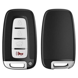 VOFONO 4 Buttons Keyless Entry Remote Flip Key Fob Compatible with Sonata 2011-2015/ Elantra 2011-2013/ Genesis 2009-2014/ Veloster 2011-2017 Replacement for Kia Optima 2010-2013 （SY5HMFNA04）