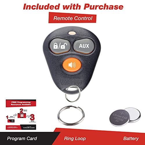 KeylessOption Keyless Entry Remote Starter Car Key Fob Alarm For Aftermarket Viper Automate EZSDEI474V 473V