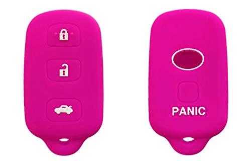 KAWIHEN Silicone Key Fob Cover Fit for Lexus ES300 LS400 SC300 SC400 Toyota 4Runner Avalon Camry Corolla Matrix Sienna Solara Sequoia Pontiac Vibe GQ43VT14T HYQ12BBX HYQ12BAN