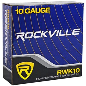 Rockville RW68CA 400w 6x8 Slim Under-Seat Powered Car/Truck Subwoofer+Amp Kit