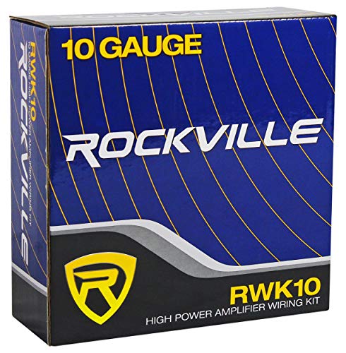 Rockville RW68CA 400w 6x8 Slim Under-Seat Powered Car/Truck Subwoofer+Amp Kit