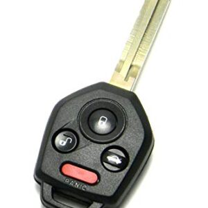 OEM Electronic 4-Button Remote Head Key Fob Compatible With Subaru (FCC ID: CWTWB1U811, P/N: 57497-AL00A, 57497-FJ230)