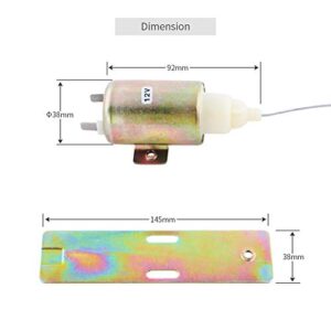 EASYGUARD tr2002a Universal Electric Power Trunk Release Solenoid Kits for Open Boot Dc12v Long Lifespan