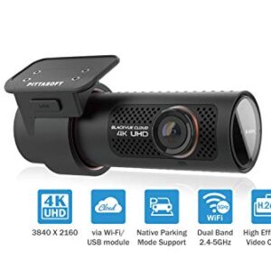 BlackVue DR900X-1CH with 32GB microSD Card | 4K UHD Cloud Dashcam | Built-in Wi-Fi, GPS, Parking Mode Voltage Monitor | LTE via Optional CM100 LTE Module