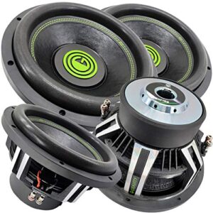 Pair of Gravity Warzone 12 Inch 6000 Watt Car Audio Subwoofer w/ 4 Ohm DVC Power (2 Woofers)