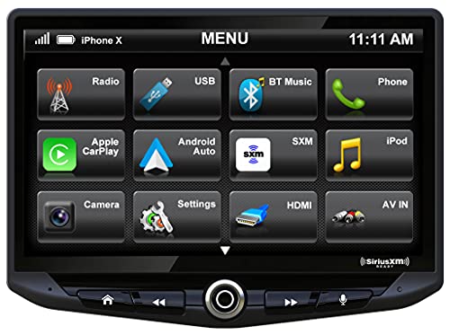 Stinger 10” Stereo Replacement Kit for Toyota Tacoma (2005-2011) with Android Auto, Apple CarPlay, Bluetooth, GPS Navigation, Dual USB Includes Complete Dash Kit Interface (STH10TACOM)