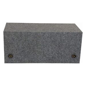 Qpower 2 Hole 15" Vented Woofer Box with 1" MDF face