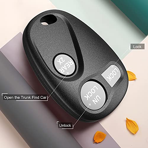 VOFONO 3 Buttons Keyless Entry Remote Control Key Fob Car Remote Fits for Chevrolet Tahoe 1997-2000/Suburban 1997-1999/Yukon1997-1999/Express 1997-2002 ABO1502T 16245100-29, 16245105