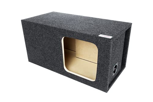 Atrend 10” Single Vented SPL Subwoofer Speaker Enclosure - Subwoofer Box Designed and Engineered for Kicker Solo-Baric Model L5 & L7 Subwoofers - High Audio Quality, Sound & Bass - Latest Technology