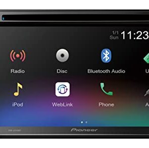 Pioneer AVH-200EX Multimedia DVD Receiver with 6.2" WVGA Display, and Built-in Bluetooth