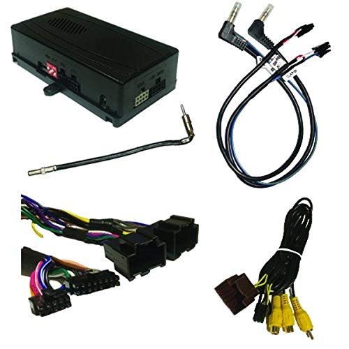 SOOGM-16V Radio Replacement to retain OnStar, Warning Chimes, Steering Wheel Controls and ADD a Video Switcher for select GM LAN 29-Bit vehicles with Bose Amplified & Non-Amplified Systems (2006-2014)