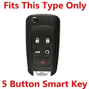 Rpkey Silicone Keyless Entry Remote Control Key Fob Cover Case protector Replacement Fit For Buick Encore LaCrosse Regal Verano OHT01060512 5461A-01060512