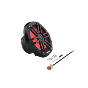 Rockford Fosgate M1D2-8B Color Optix 8" DVC 2-Ohm Multicolor LED Lighted Marine Subwoofer - Black