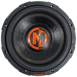 memphis audio mjp1022 10 in 1500 watt mojo pro car audio subwoofer dvc 2 ohm sub, black