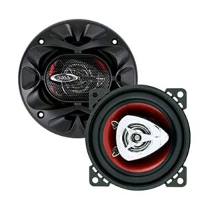 boss audio systems ch4220 car speakers – 200 watts of power per pair and 100 watts each, 4 inch, full range, 2 way, sold in pairs, easy mounting
