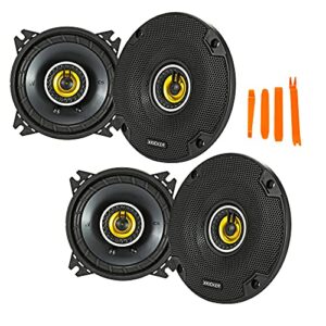 kicker 46csc44 – two pairs of cs-series csc4 4-inch (100mm) coaxial speakers, 4-ohm (2 pairs)