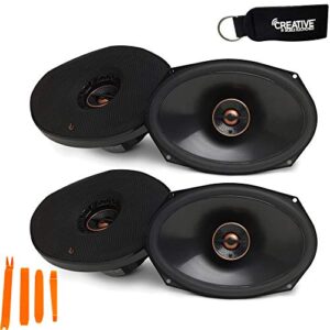 infinity – two pairs of ref-9632ix reference 6×9 inch two-way car audio speakers
