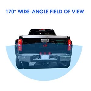 Rear View Backup Camera Tailgate Handle Compatible with Chevy Silverado and GMC Sierra Years 1999-2006,Tailgate Door Handle Replacement Camera(Black)