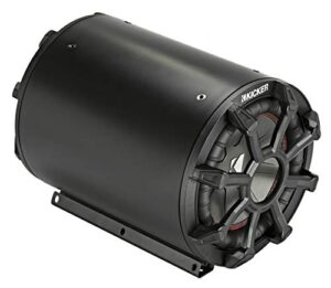 kicker tb8 8-inch (20cm) subwoofer and passive radiator in weather-proof enclosure, 4-ohm
