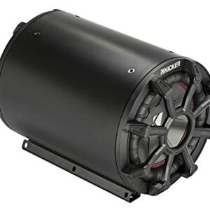 KICKER TB8 8-inch (20cm) Subwoofer and Passive Radiator in Weather-Proof Enclosure, 4-Ohm