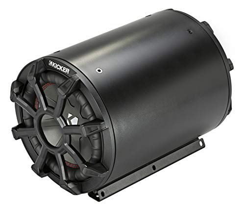 KICKER TB8 8-inch (20cm) Subwoofer and Passive Radiator in Weather-Proof Enclosure, 4-Ohm