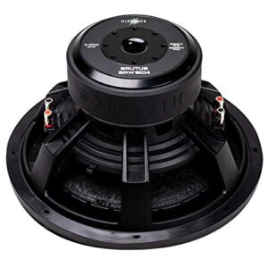 Hifonics BRW15D2 3000 Watts 15 Inch Brutus Car Audio Subwoofer with Heavy Gauge, Powder Coated, Aluminum Die-Cast Basket, Dual 70 Oz Magnet, 3 Inches Voice Coil - Dual 2 Ohm - 15 in