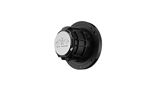 wet sounds | REVO 6-XSB-SS | High Output Component Style 6.5" Marine Coaxial Speaker with RGB Backlighting and Black Stainless Steel Grille