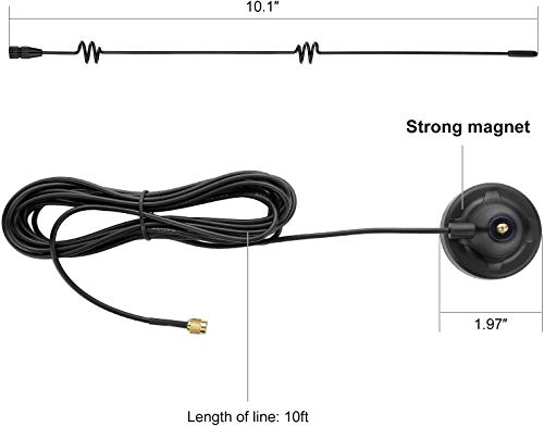 DoHonest Longer/Stronger 7db Power Cable with 13.5ft Extension Cable for Backup Camera and Monitor System-D13