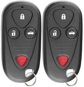 keylessoption keyless entry remote control car key fob replacement for oucg8d-387h-a (pack of 2)