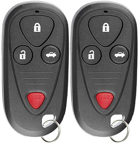 KeylessOption Keyless Entry Remote Control Car Key Fob Replacement for OUCG8D-387H-A (Pack of 2)