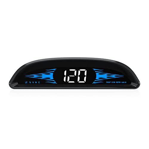 Universal Digital GPS Speedometer Car HUD Head Up Display Multifunction GPS Speed Meter White 0