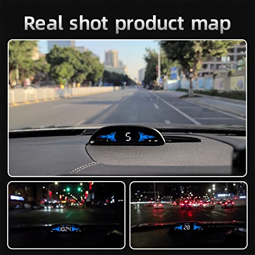 Universal Digital GPS Speedometer Car HUD Head Up Display Multifunction GPS Speed Meter White 0