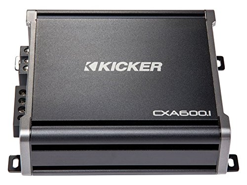 Kicker Bundle Compatible with 2014 - UP Chevy Silverado Crew Cab 43C124 Dual 12" Loaded Sub Box Enclosure with 46CXA8001 Amplifier