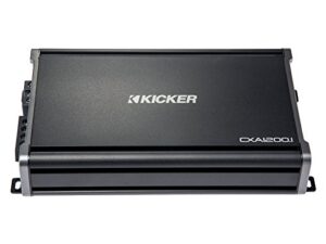 kicker 43cxa12001 sub amplifier cxa1200.1 amp 1200w (renewed)