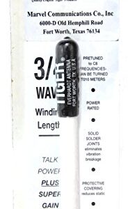 Lot of 2 Everhardt TSM2-W 3/4 Wave 2 ft Fiberglass â€œSuper Flexâ€ CB Radio Antenna - White