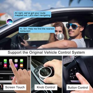 Aonerex Wireless CarPlay Adapter 2023 CarPlay Dongle Converts Wired to Wireless 5.8G WiFi Bluetooth 5.0 Stable Connection No Drop Compatible with iPhone iOS 10+