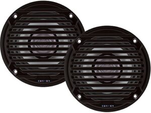 jensen ms5006br black 5.25″ dual cone waterproof speakers