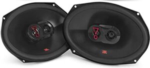 pair of jbl stage3 9637f 6″ x 9″ three-way car audio speaker no grill bundle